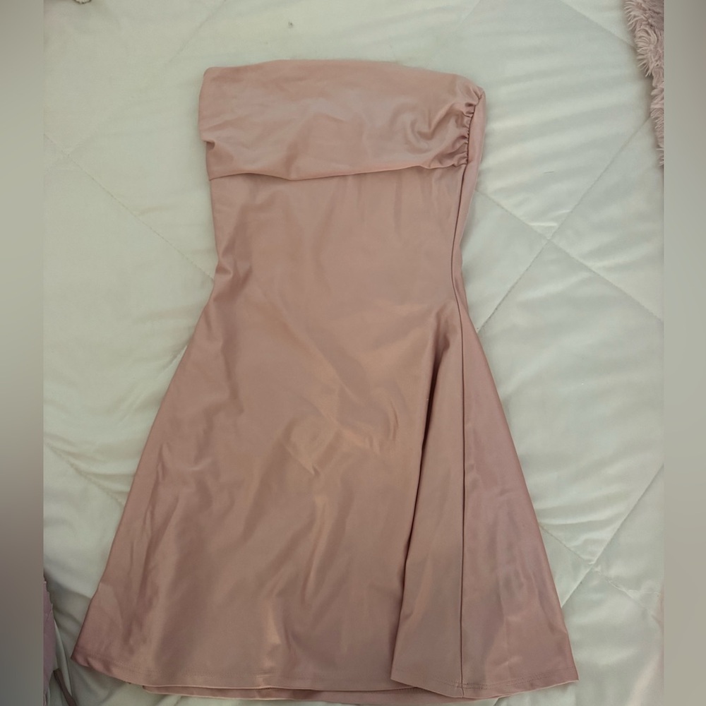 Windsor Strapless Blush Dress